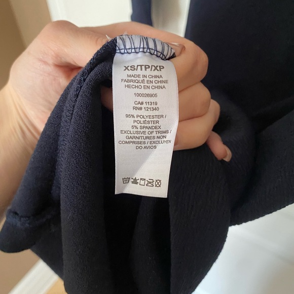 Dynamite Navy Blue Long Sleeve Dress - Picture 6 of 6